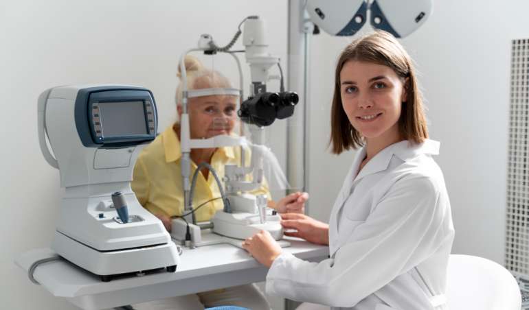 consultório de oftalmologia